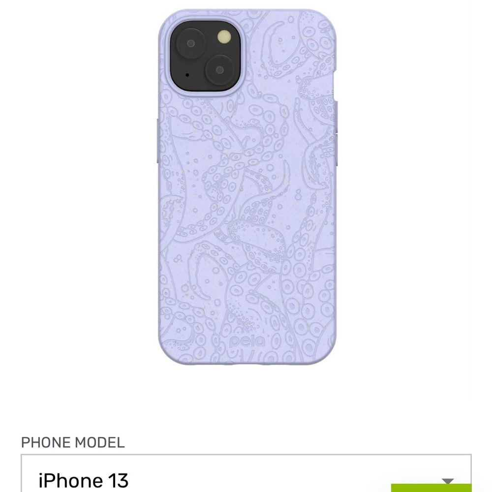 Pela Purple iPhone 13 tentacle case